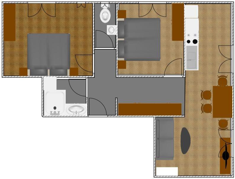 Apartments Haus Schoen - Preise Inclusive Pitztal Sommer Card 耶岑斯 客房 照片